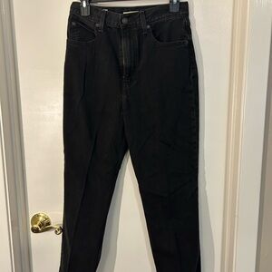 Classic Black Relaxed Women's Jeans